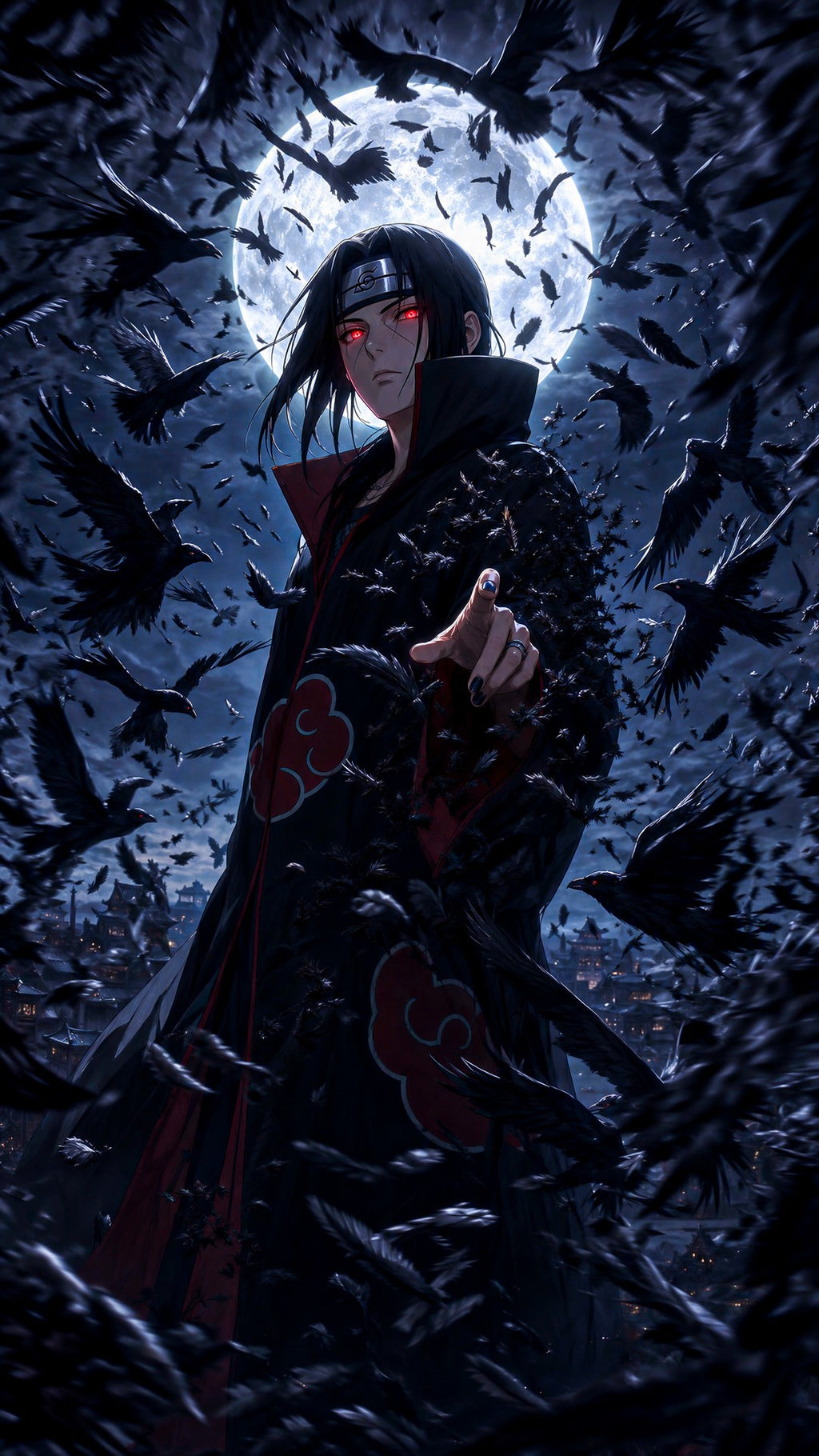 Itachi Uchiha Premium Metal Wall Poster