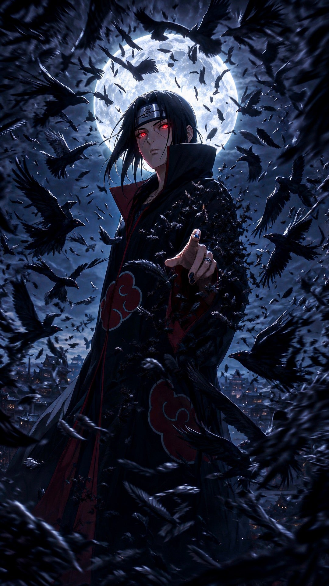 Itachi Uchiha Premium Metal Wall Poster