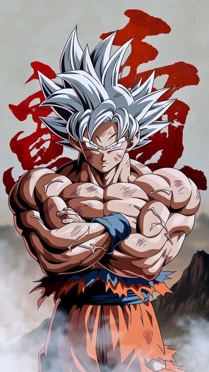 Ascend to Greatness. Goku Metal Poster