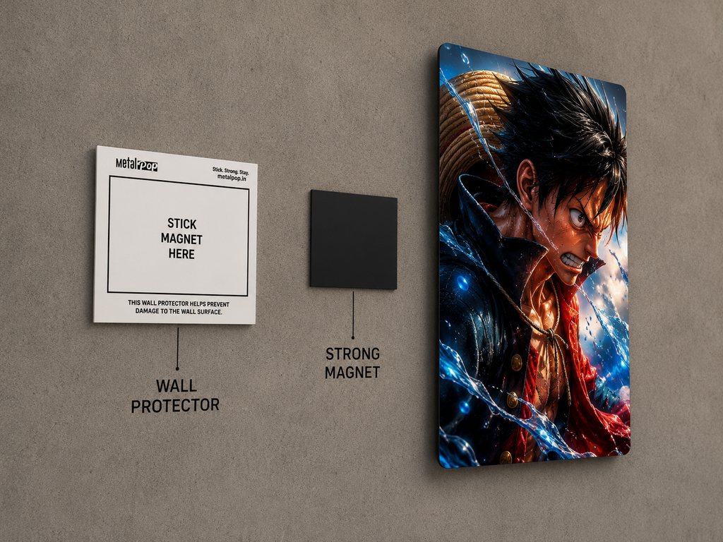 One Piece Metal Poster – Premium Glossy Anime Wall Art