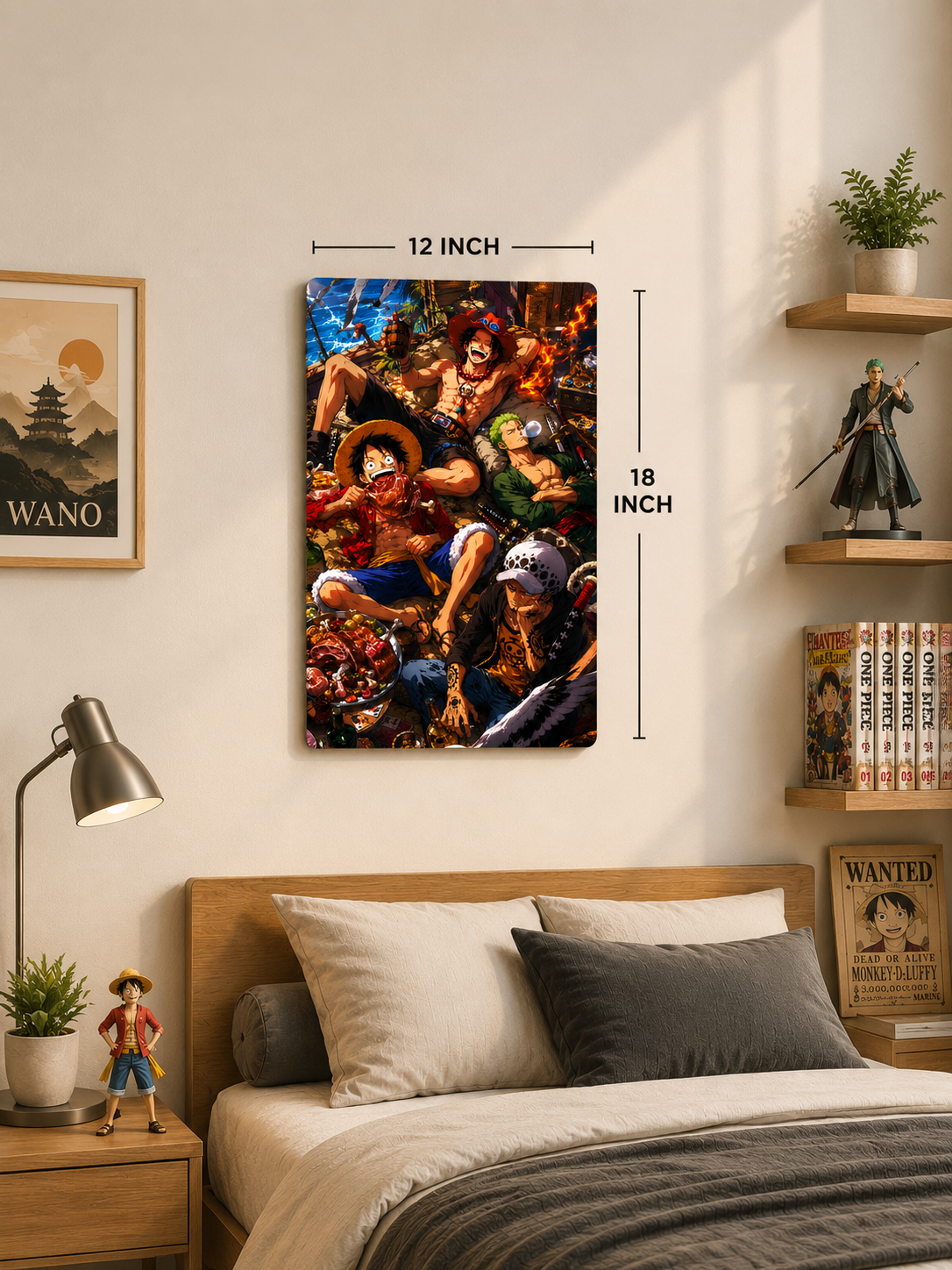 One Piece Metal Poster – Premium Glossy Anime Wall Art