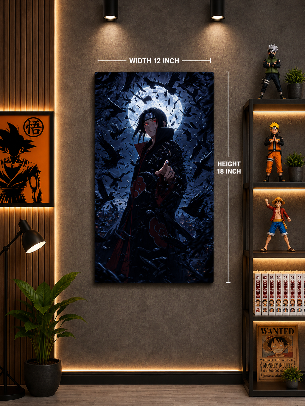 Itachi Uchiha Premium Metal Wall Poster