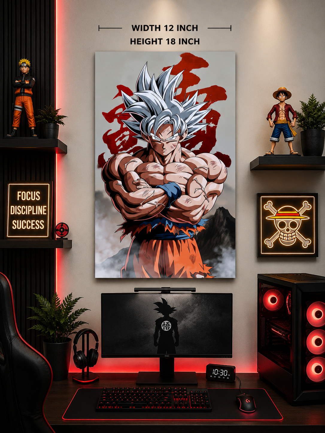 Ascend to Greatness. Goku Metal Poster