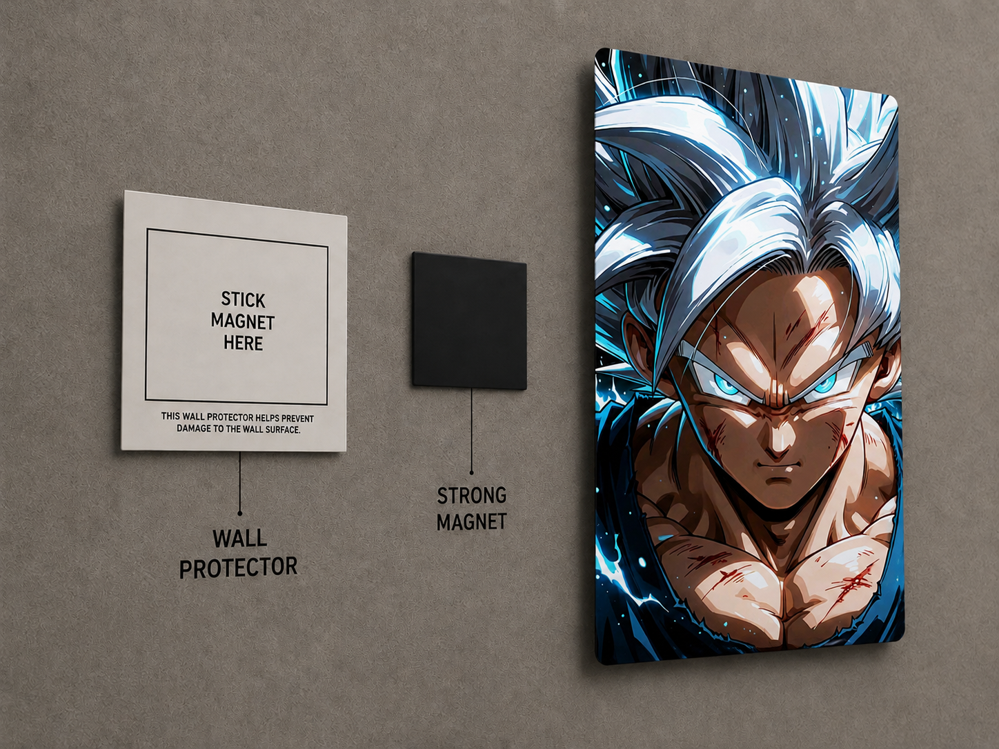 Dragon Ball Premium Metal Wall Poster