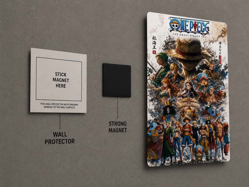 Dream. Explore. Conquer. One Piece Metal Poster