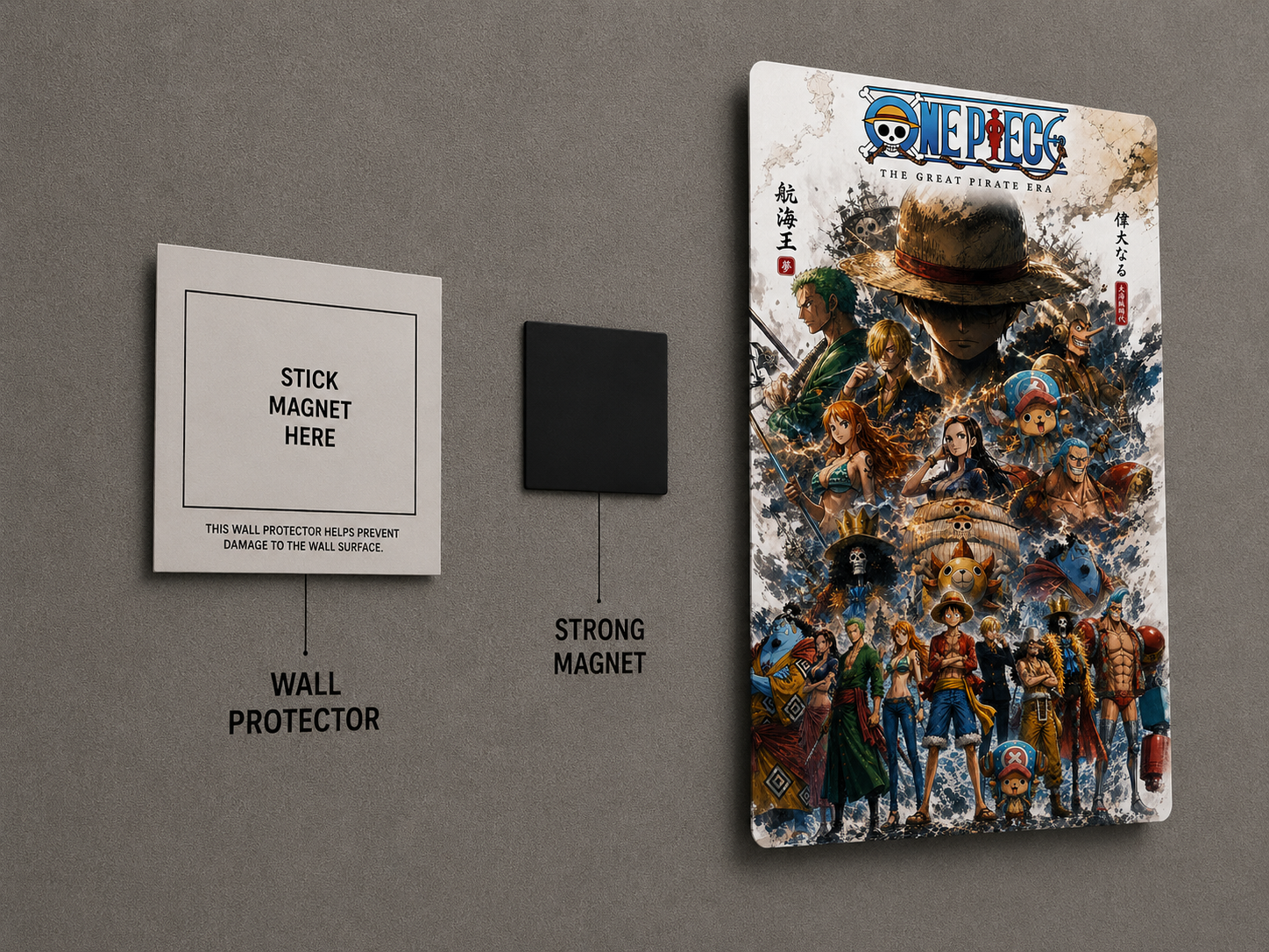 Dream. Explore. Conquer. One Piece Metal Poster