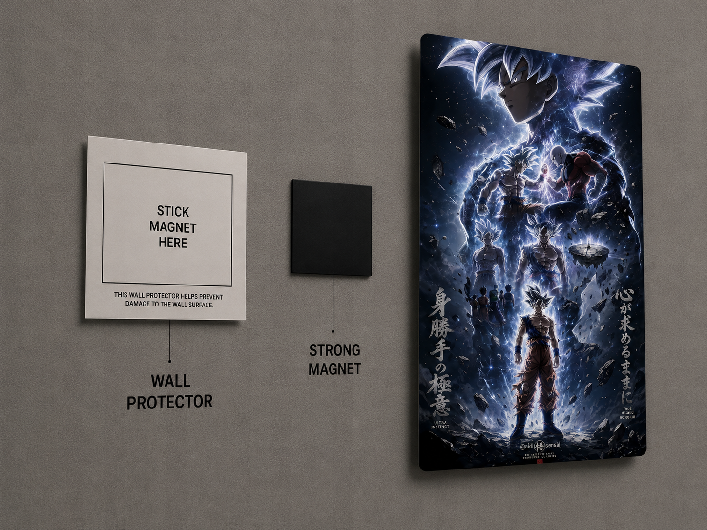 Power Beyond Limits. Goku Metal Poster
