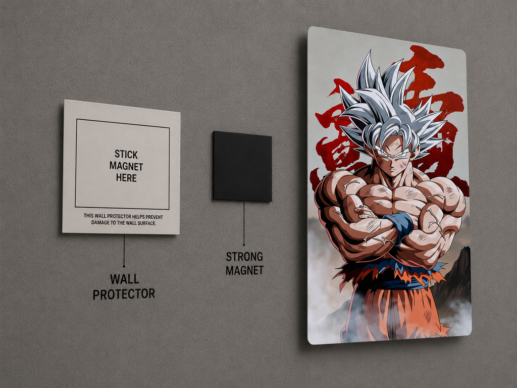 Ascend to Greatness. Goku Metal Poster