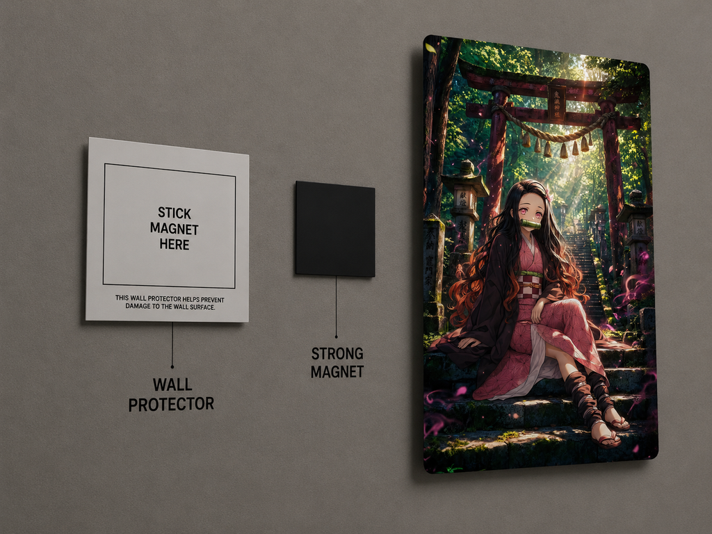 Nezuko Kamado Premium Metal Wall Poster