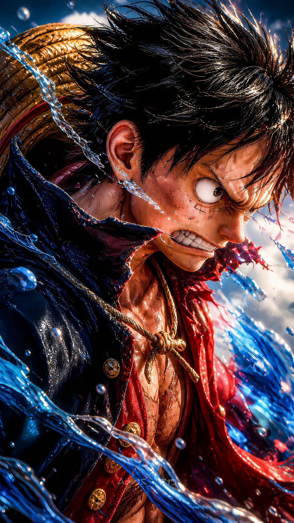 Monkey D. Luffy Premium Metal Wall Art