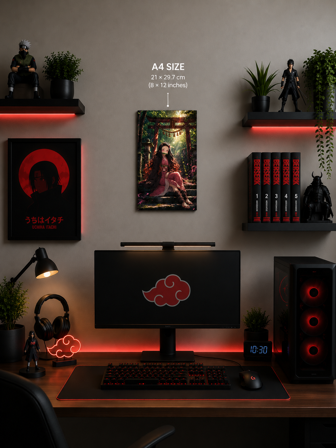 Nezuko Kamado Premium Metal Wall Poster